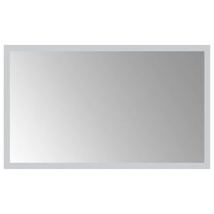 vidaXL LED Bathroom Mirror Transparent 50 x 30 cm Tempered Glass