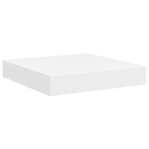 vidaXL Floating Wall Shelf White 23x23.5x3.8 cm MDF