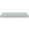 vidaXL Floating Wall Shelves 2 pcs Concrete Grey 50x23x3.8 cm MDF