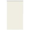 vidaXL Roller Blind Blackout Off White 140x230 cm Fabric Width 136.6 cm Polyester