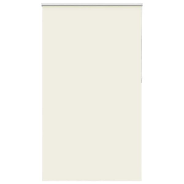 vidaXL Roller Blind Blackout Off White 140x230 cm Fabric Width 136.6 cm Polyester