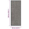 vidaXL Doormat Tufted 60x150 cm Light Brown