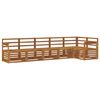 vidaXL Outdoor Sofa Set 6 pcs Natural Polyester