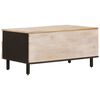 vidaXL Coffee Table with Drawer White 80 x 54 x 40 cm Solid Mango Wood