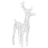 vidaXL Christmas Reindeers 2 pcs Cold White 80 LEDs Acrylic