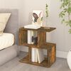 vidaXL Bedside Cabinet Smoked Oak 50x30x51.5 cm Engineered Wood