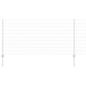 vidaXL Welded Wire Fence 10 x 1 m (W x H) Hot-Dip Galvanised Steel