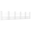 vidaXL U-shape Gabion Basket with 6 Posts Iron 620x20x150 cm