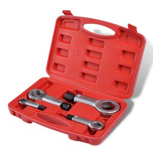 4 pcs Nut Splitter Cracker Remover Extractor Tool Set 9mm-27mm Rounded Nut Removal