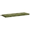 vidaXL Bench Cushion SOEST 100% Polyester Leaf Design 100 x 40 x 5 cm