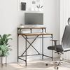 vidaXL Desk Old Wood 80 x 50 x 90 cm Engineered Wood
