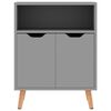 vidaXL Sideboard Grey 60x30x72 cm Engineered Wood