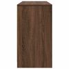 vidaXL Desk Brown Oak 120x42x76 cm Engineered Wood