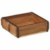 vidaXL Tray 2 pcs Brown 29 x 31 x 10 cm Solid Reclaim Wood