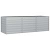 vidaXL Garden Raised Bed | Silver | Galvanised Steel | Large | Garden Raised Bed
