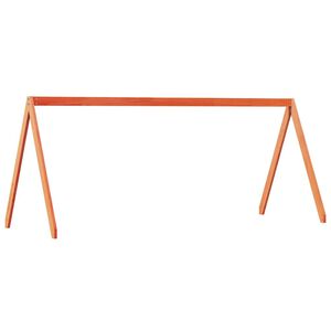 vidaXL Kids' Bed Roof Wax Brown 209x95.5x88 cm Solid Wood Pine