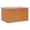 vidaXL Outdoor Storage Box Galvanised Steel 150 x 101 x 91 cm Wood