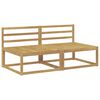 vidaXL Outdoor Middle Sofa White 158 x 83 x 73 cm