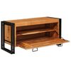 vidaXL Shoe Cabinet with Door Brown 90 x 38 x 45 cm Solid Acacia Wood