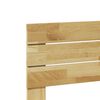 vidaXL Headboard 120 cm Solid Wood Oak