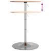 vidaXL Bar Table &Oslash;60x89.5 cm Solid Wood Beech
