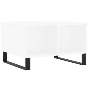 vidaXL Coffee Table White 60x50x36.5 cm Engineered Wood
