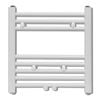Bathroom Central Heating Towel Rail Radiator Straight 480 x 480 mm