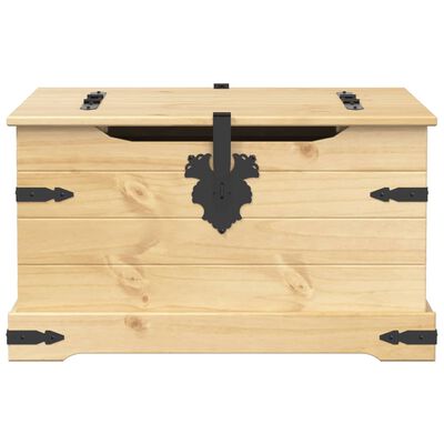 vidaXL Storage Box Corona 78x78x45 cm Solid Wood Pine