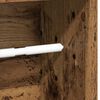 vidaXL Bathroom Cabinet with Roll Holder Old Wood 20.5x20x90 cm