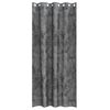 vidaXL Velvet Curtains with Curtains 2 pcs Grey 225 x 140 cm Velvet