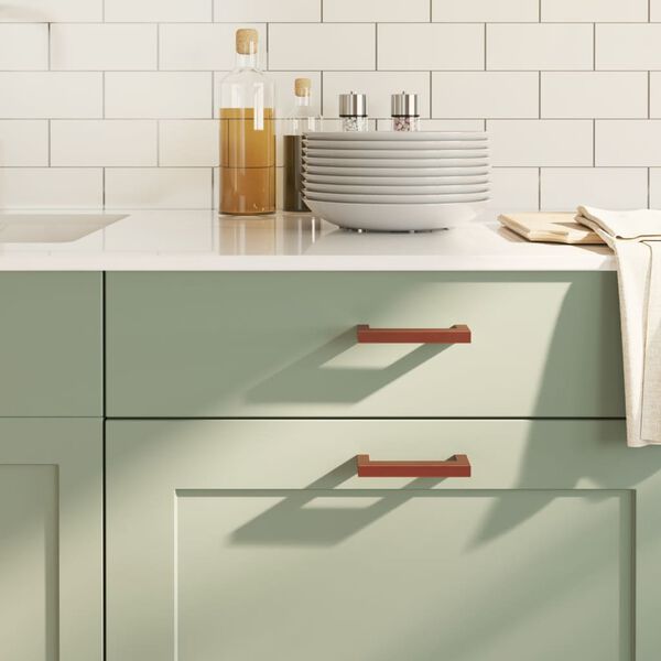 vidaXL Cabinet Handles 20 pcs Bronze 96 mm Stainless Steel