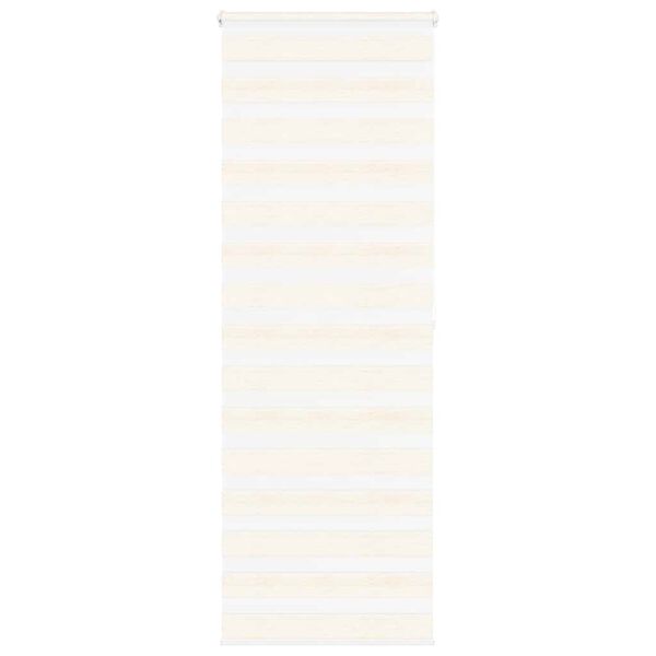 vidaXL Zebra Blind Marble Beige 80x200 cm Fabric Width 75.9 cm Polyester