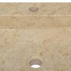 vidaXL Sink Cream 40x40x12 cm Marble