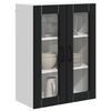 vidaXL Kitchen Cabinet Black 60 x 31 x 80 cm Engineered Wood