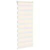 vidaXL Zebra Blind Marble Beige 65x100 cm Fabric Width 60.9 cm Polyester