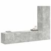 vidaXL 3 Piece TV Cabinet Set Concrete Grey Engineered Wood