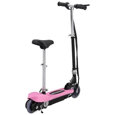 vidaXL Electric Scooter with Seat 120 W Pink