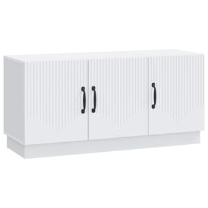 vidaXL TV Cabinet White 99 x 34.5 x 47 cm Engineered Wood