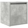 vidaXL Wall-Mounted Bedside Cabinets 2 pcs Concrete Grey 38x34x40 cm
