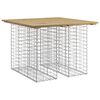 vidaXL Garden Table Gabion Design 100x102x72 cm Impregnated Wood Pine