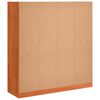 vidaXL Book Cabinet Wax Brown 104 x 33 x 110 cm Solid Pine Wood