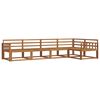 vidaXL Outdoor Sofa Set 5 pcs Natural Solid Acacia Wood