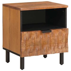 vidaXL Bedside Cabinet Brown 40 x 33 x 46 cm Solid Mango Wood