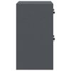 vidaXL File Cabinet Anthracite 45.5 x 42 x 74.5 cm Cold-Rolled Steel