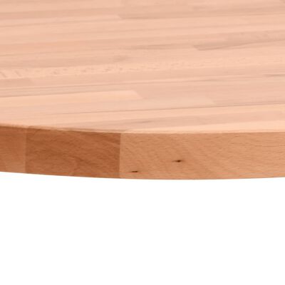 vidaXL Table Top Ø30x2.5 cm Round Solid Wood Beech