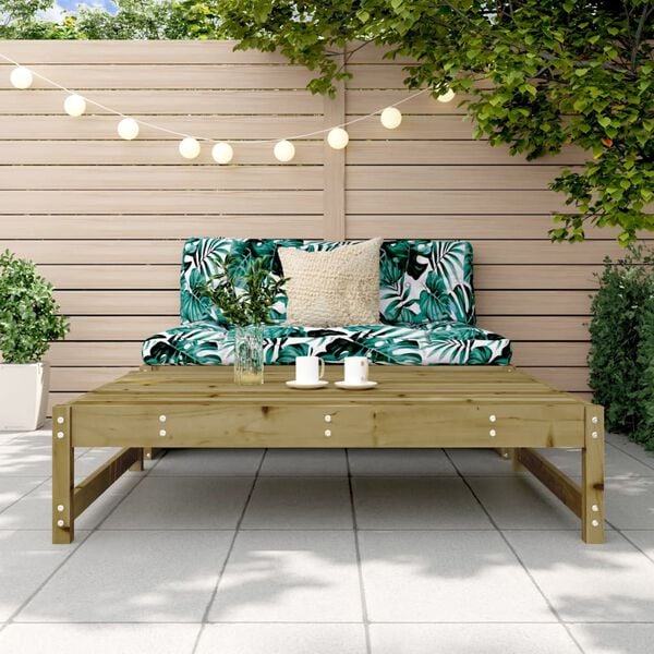 vidaXL Garden Footstool 120x80 cm Impregnated Wood Pine