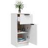 vidaXL Sideboard White 30x30x70 cm Engineered Wood