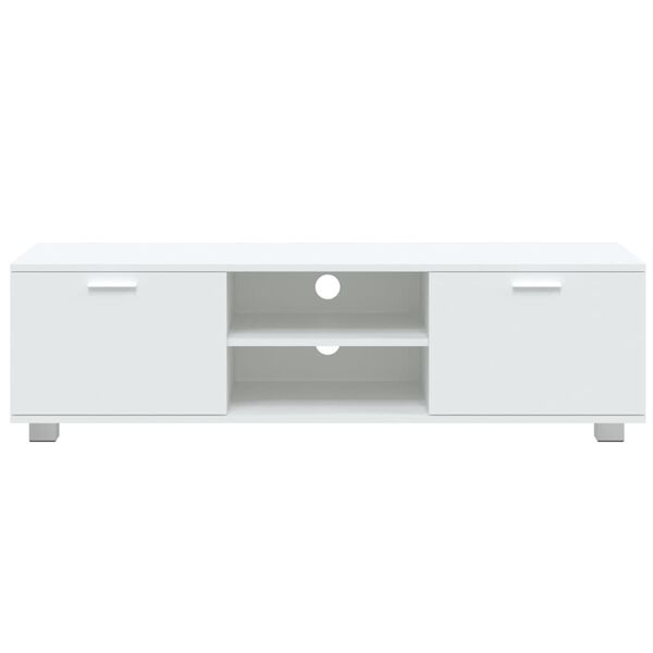 vidaXL TV Cabinet White 140x40.5x35 cm Engineered Wood