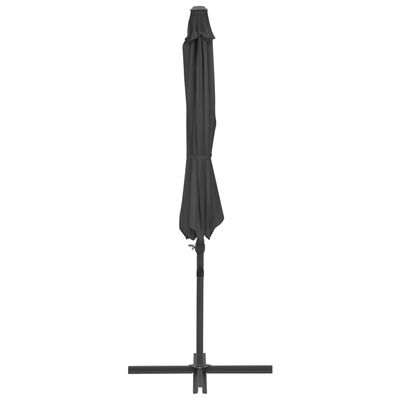 vidaXL Cantilever Umbrella with Steel Pole Anthracite 300 cm