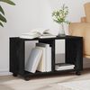 vidaXL End Table Black Oak 72 x 33 x 42.5 cm Engineered wood